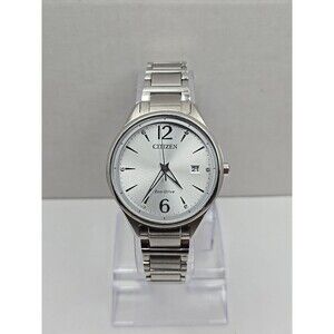 Citizen Eco Drive J810 Womens 36mm Dial Diamond Accents Date Watch Small Petite